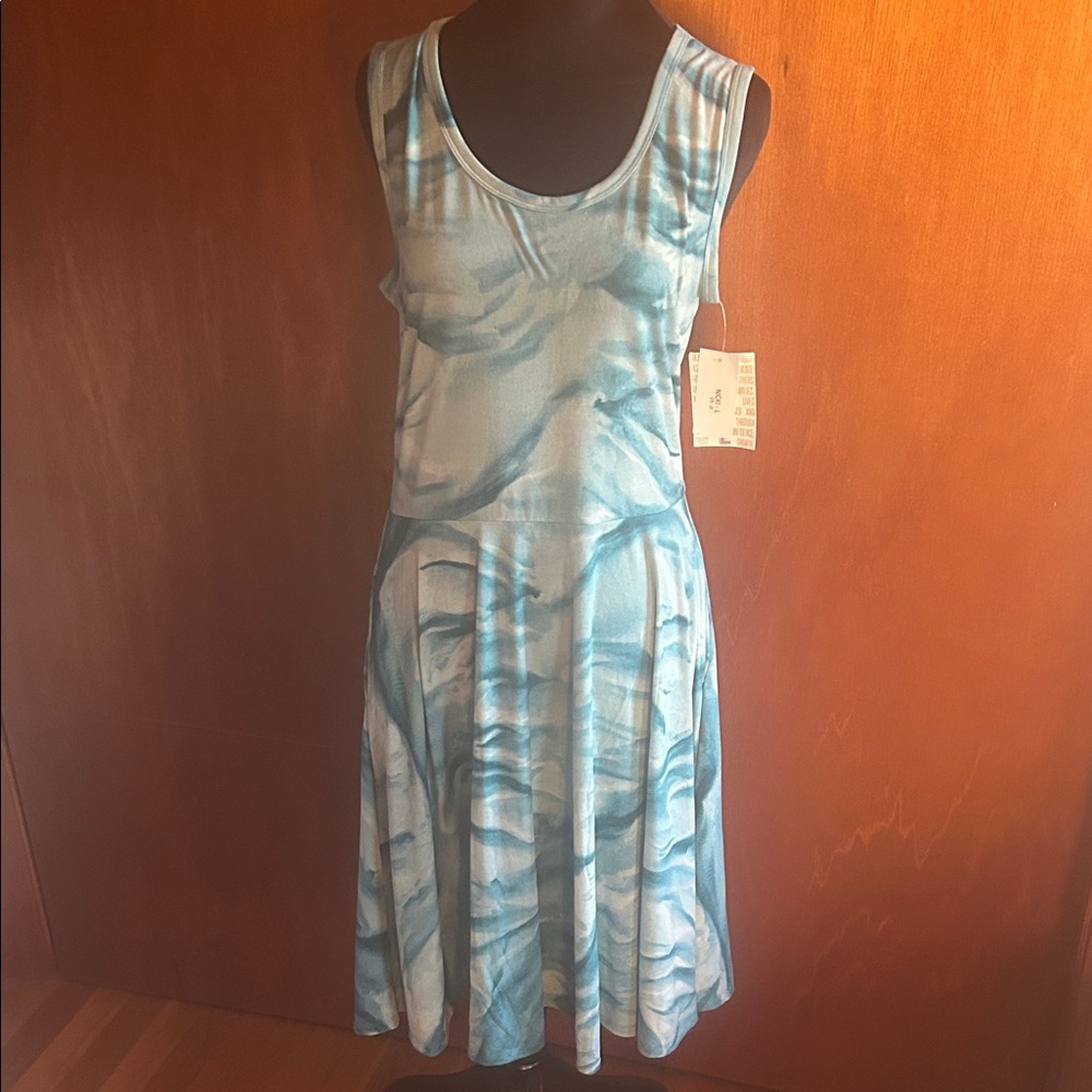 LuLaRoe Blue Midi Dress